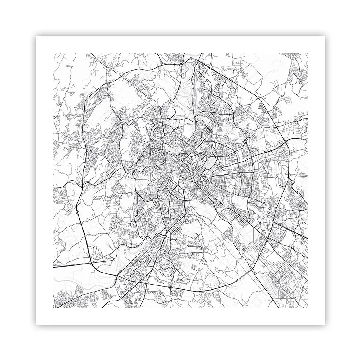 Poster - Roman Circle - 60x60 cm