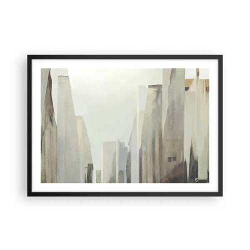 Poster in black frame - Dream of a City - 70x50 cm