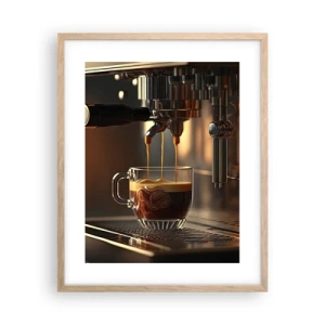Poster in light oak frame - Sensual Mixture - 40x50 cm