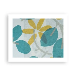 Poster - Among Azure Leaves - 50x40 cm