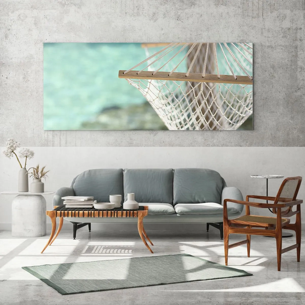 Glass picture - Relax Time - 90x30 cm
