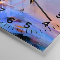 Clock face with numbers