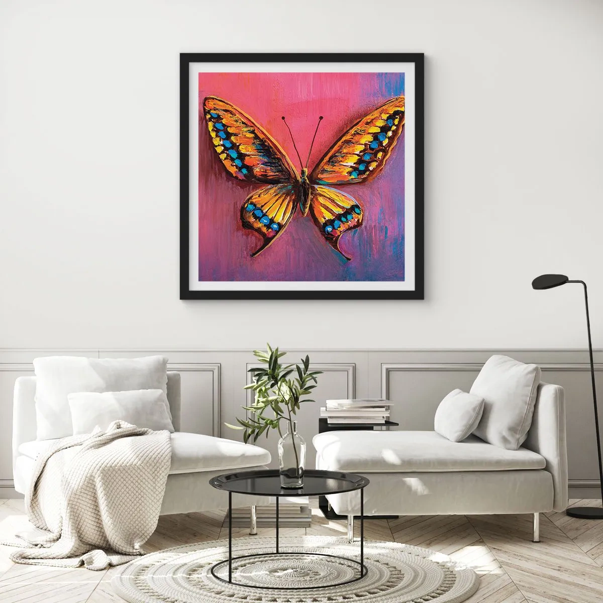 Poster in black frame - Jewel of Nature - 40x40 cm