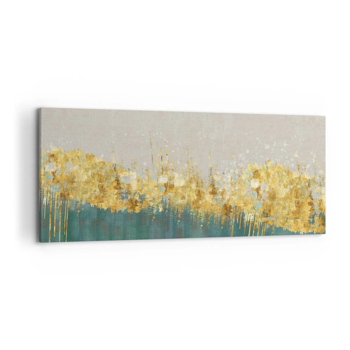 Canvas picture - Golden Border - 120x50 cm