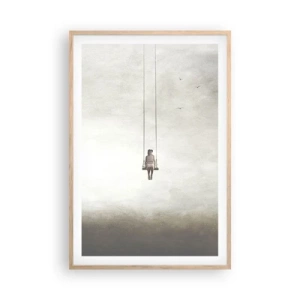 Poster in light oak frame - Child in Us - 61x91 cm