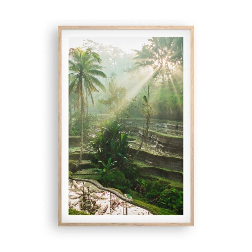 Poster in light oak frame - Maturing in the Sun - 61x91 cm