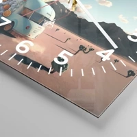 Clock face with numbers