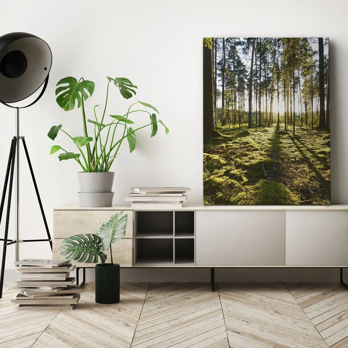 Canvas picture - Deep in the Forest - 50x70 cm