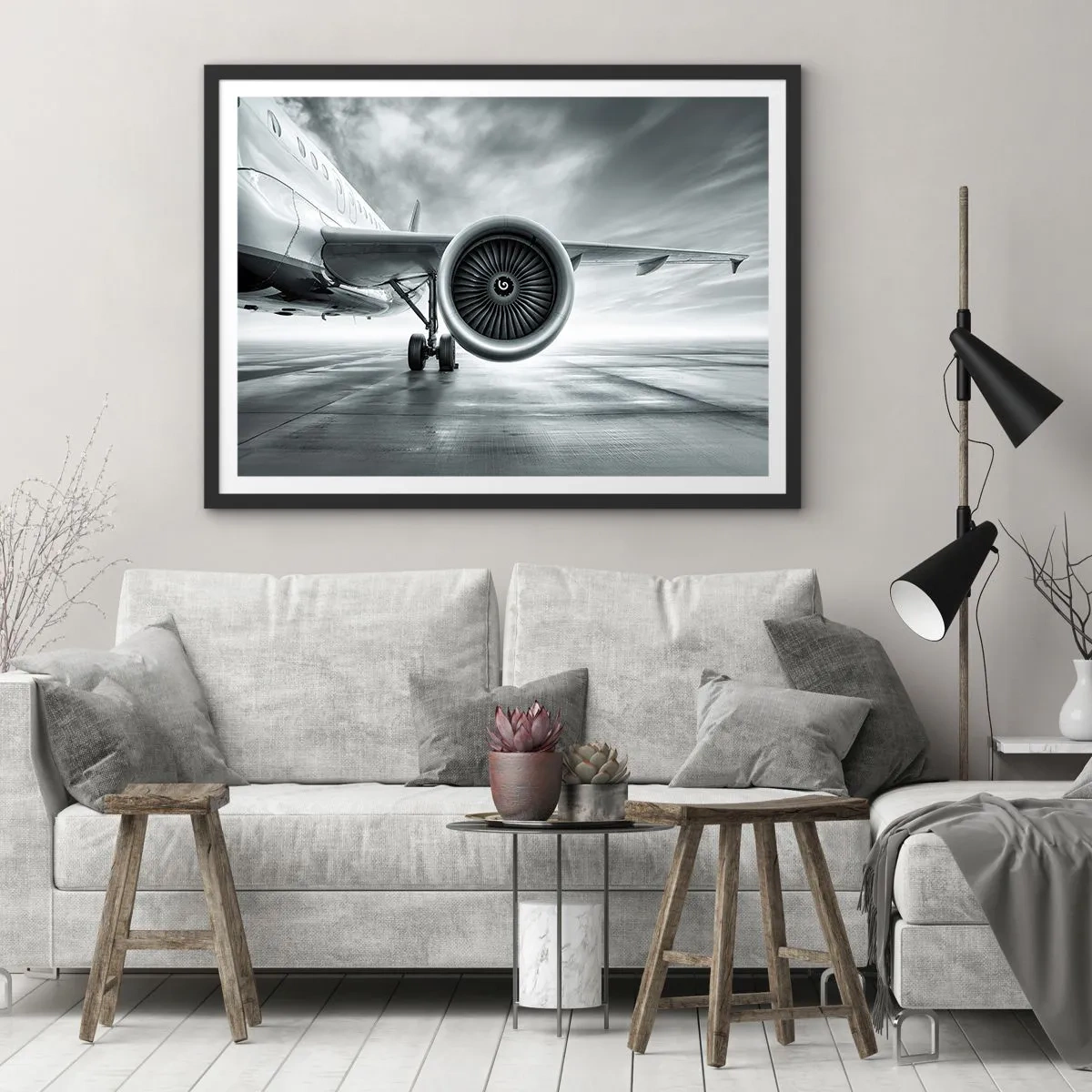 Poster in black frame - There Is Power! - 40x30 cm