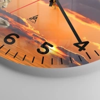 Clock face with numbers