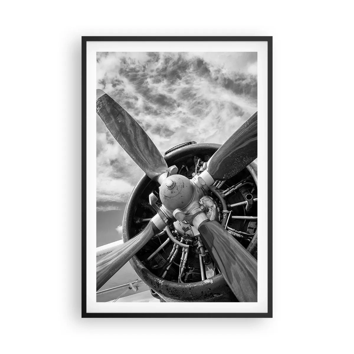 Poster in black frame - Conquerer of the Skies - 61x91 cm