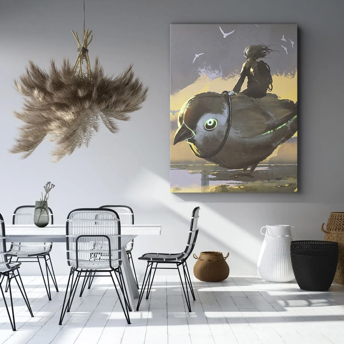Canvas picture - Stop on a Fantastic Journey - 50x70 cm