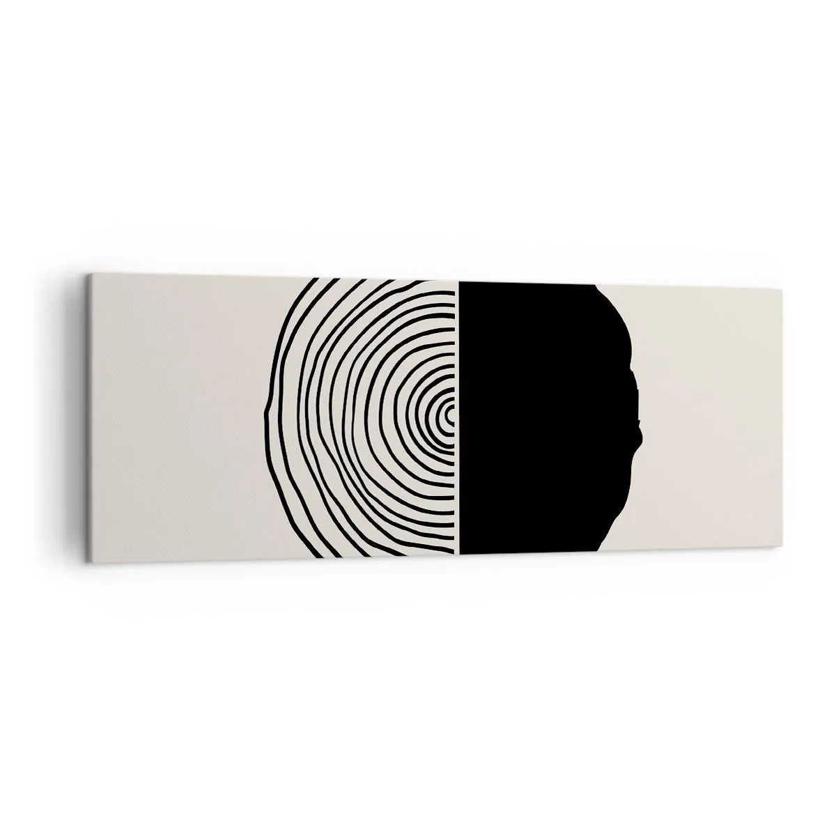 Canvas picture - Half-half - 140x50 cm