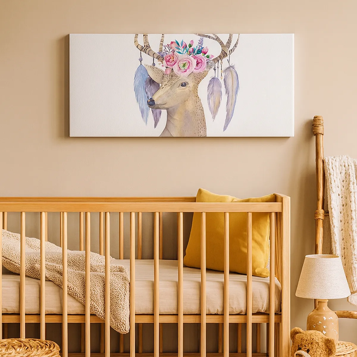 Canvas picture - Guide of the Soul - Gentle, Innocent - 30x30 cm