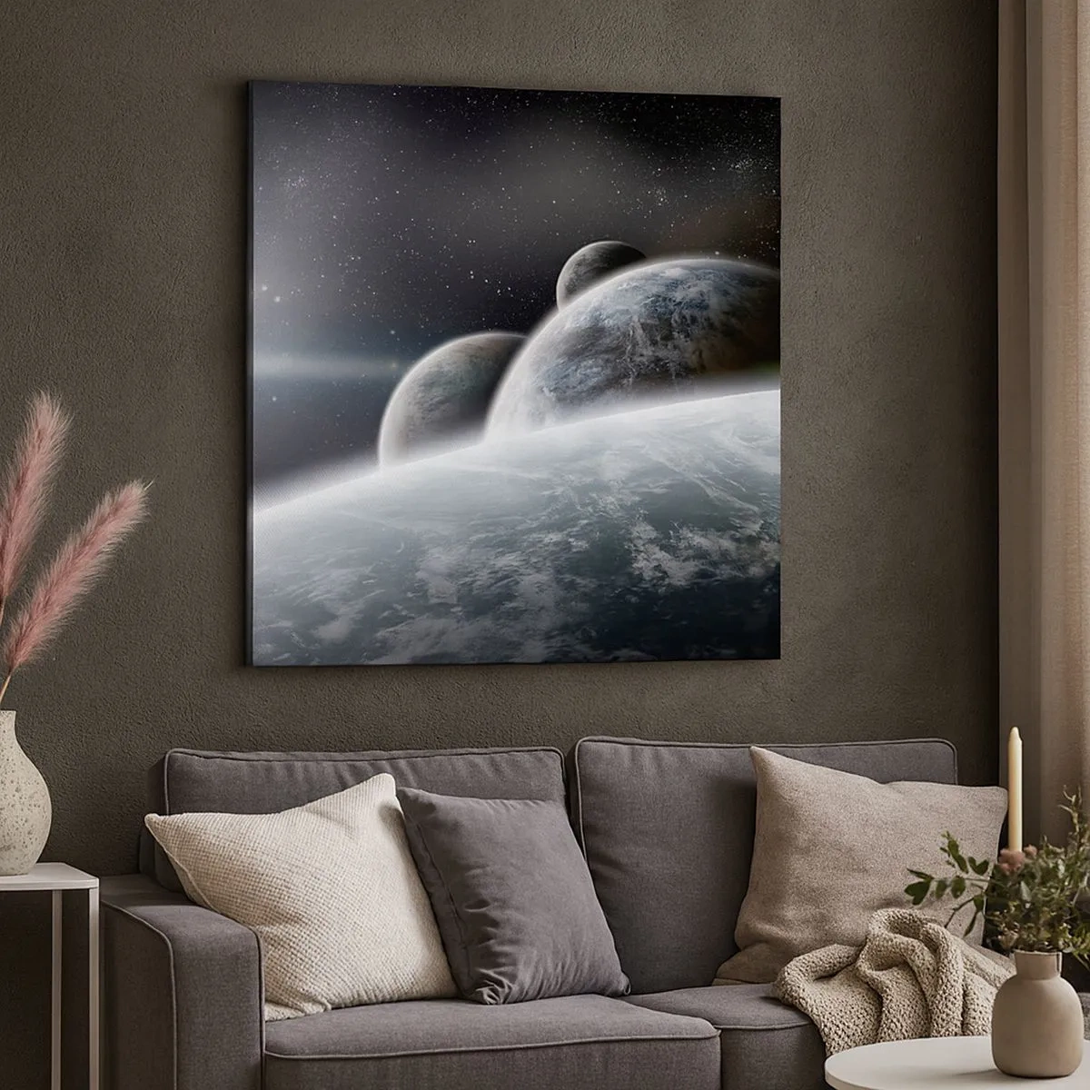 Canvas picture - Space Music of Spheres - 30x30 cm