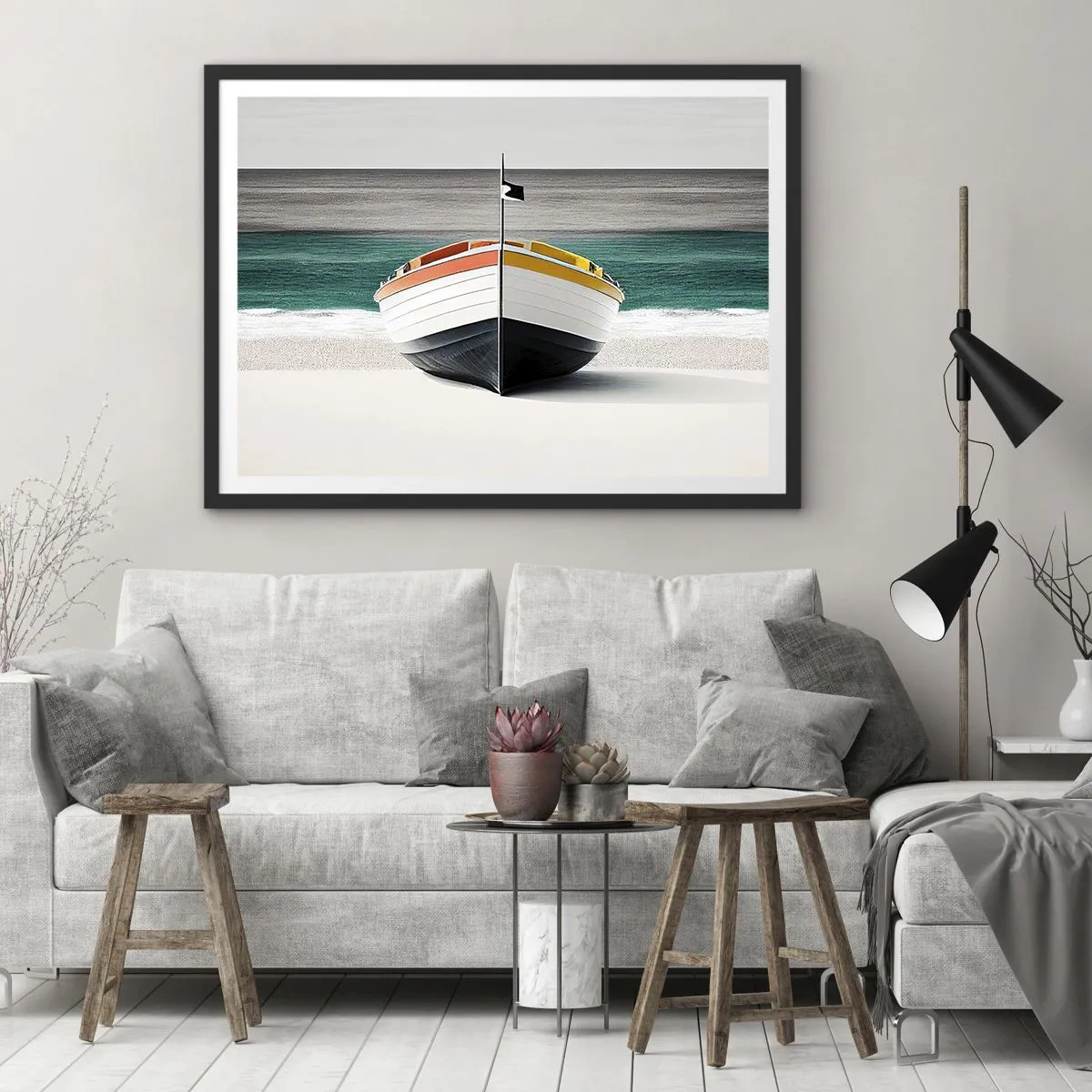 Poster in black frame - In Its Place - 91x61 cm