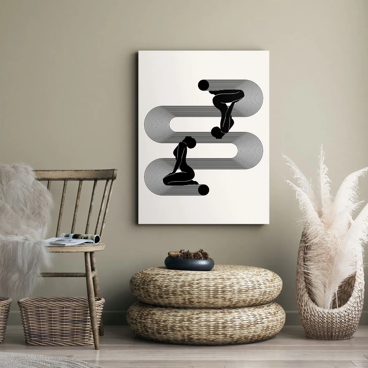 Canvas picture - Sensual Symmetry - 70x100 cm