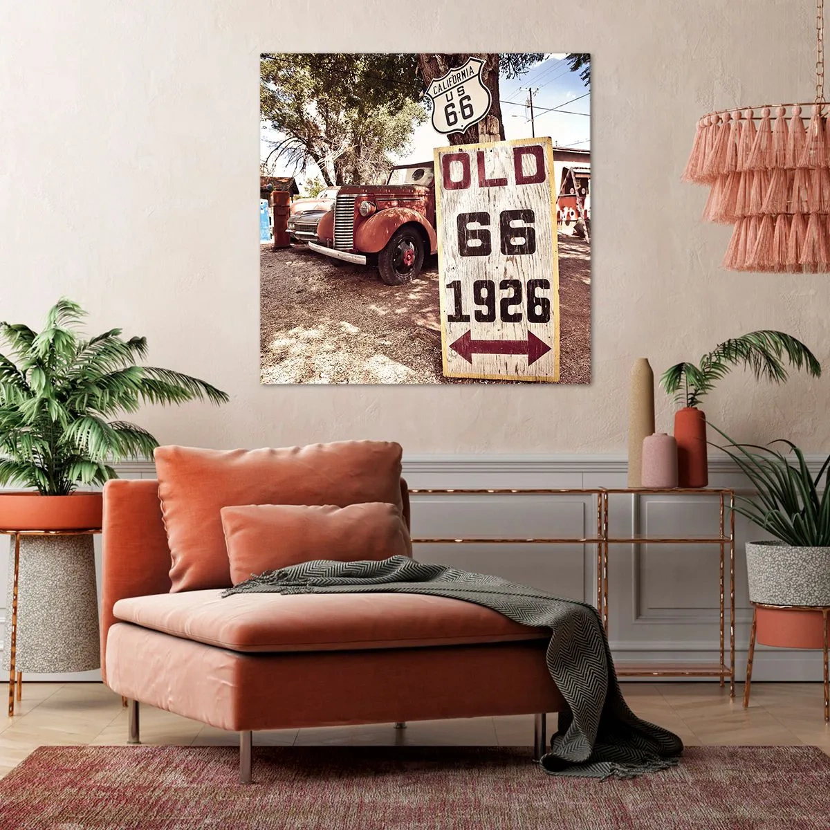 Canvas picture - Legend of an American Province - 30x30 cm