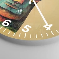 Clock face with numbers