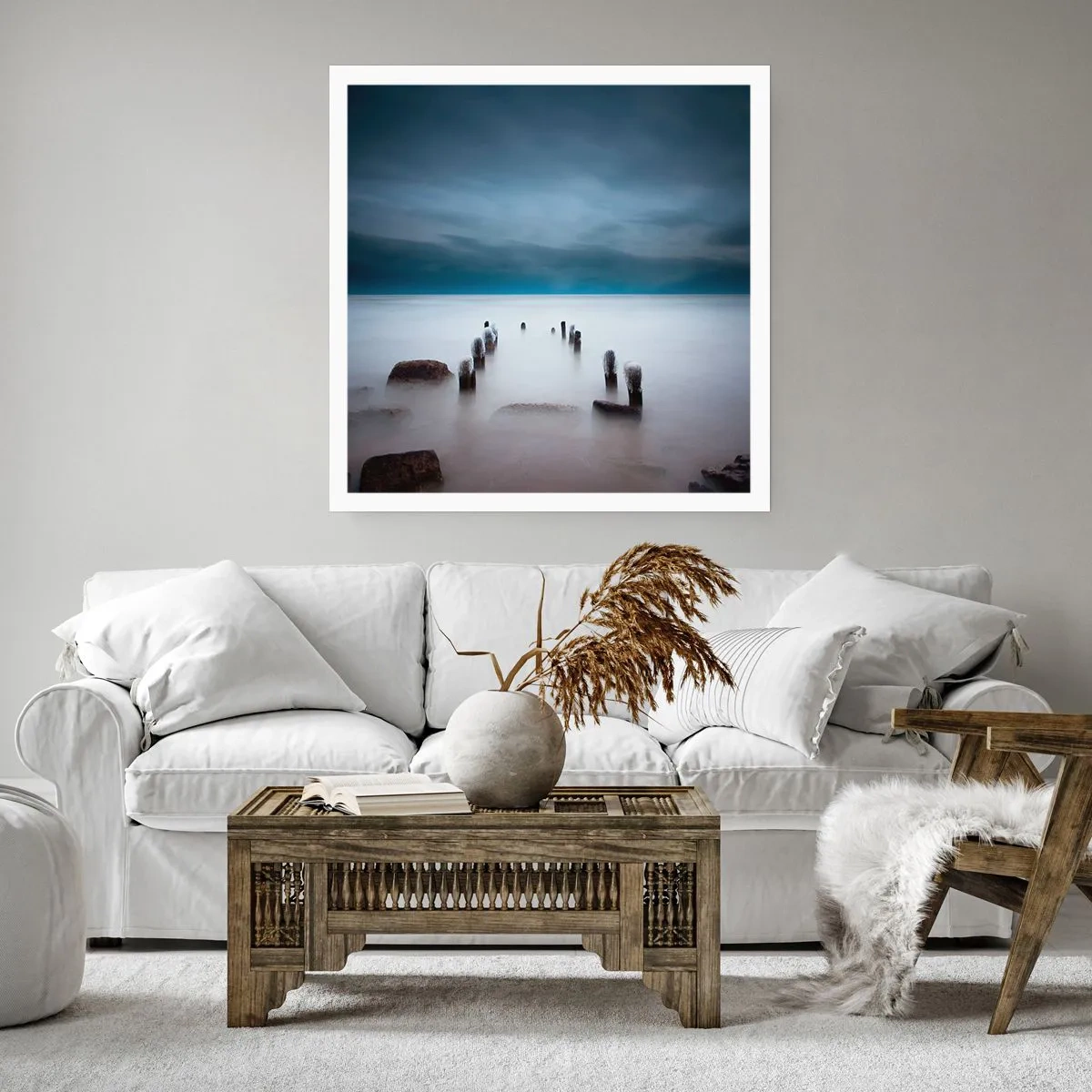 Poster - Pensive Lake - 30x30 cm