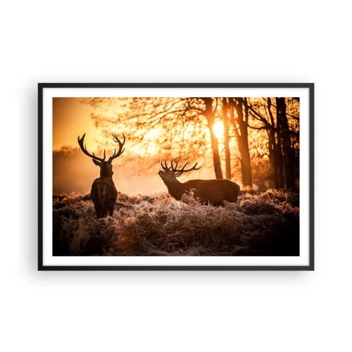 Poster in black frame - Hunter's Dream - 91x61 cm