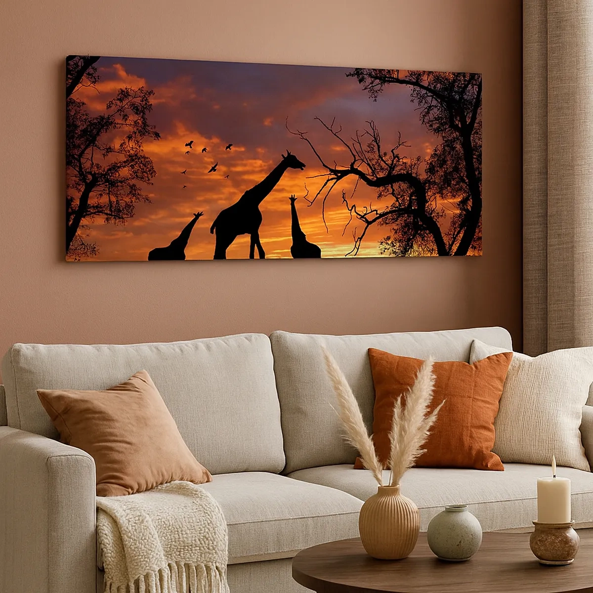 Canvas picture - Small Dinner among Close Ones - 30x30 cm