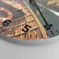 Clock face with numbers