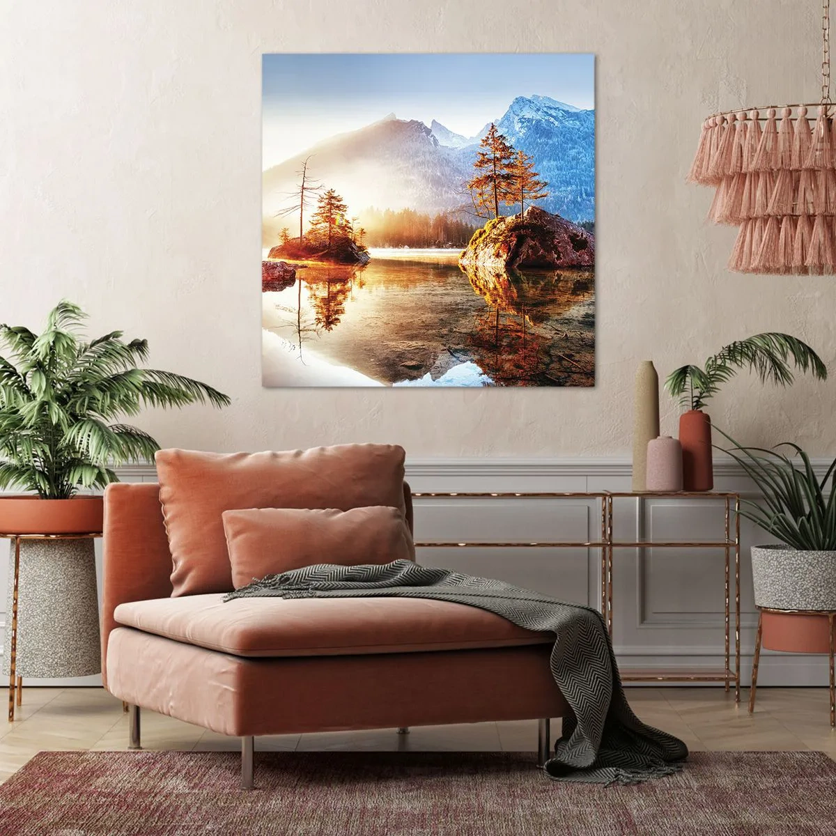 Canvas picture - Nature in New Light - 30x30 cm