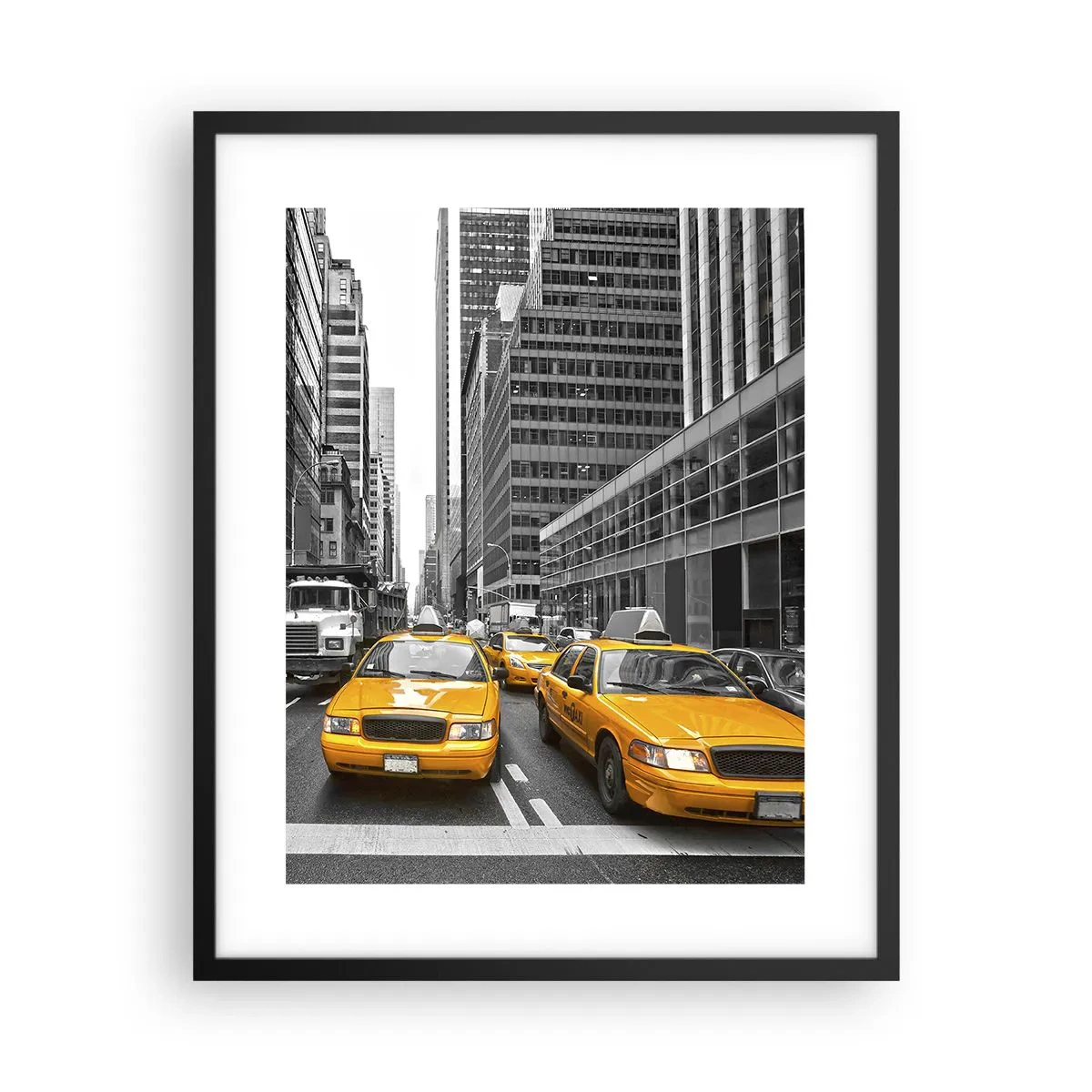 Poster in black frame - We Paint the City - 40x50 cm