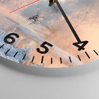 Clock face with numbers