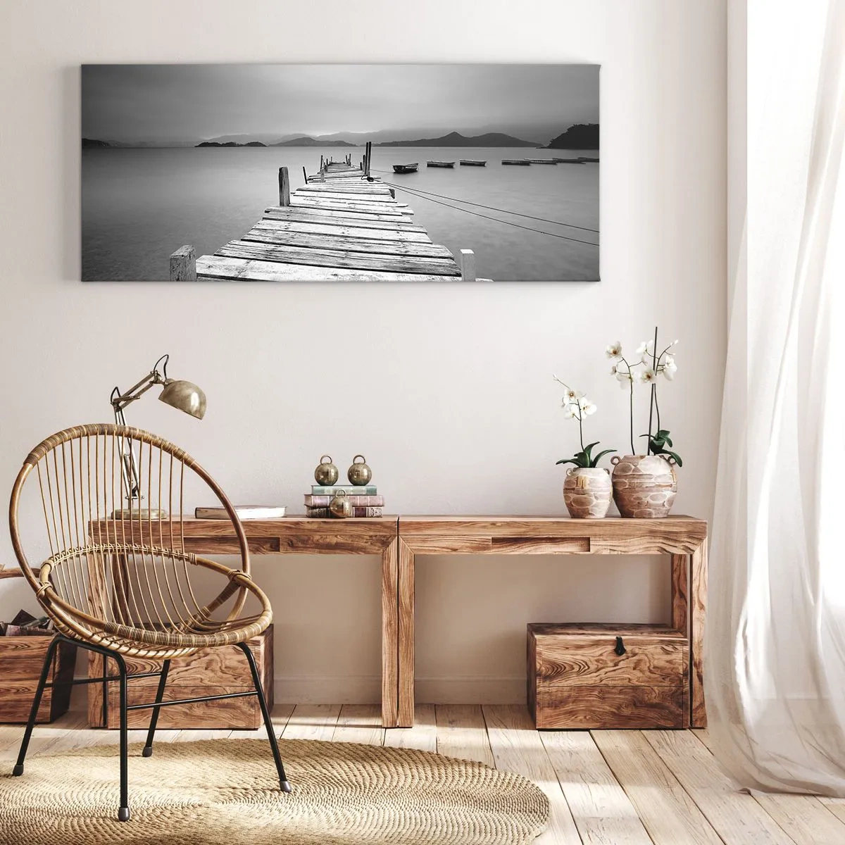 Canvas picture - In a Faraway Land - 90x30 cm