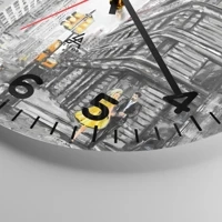 Clock face with numbers