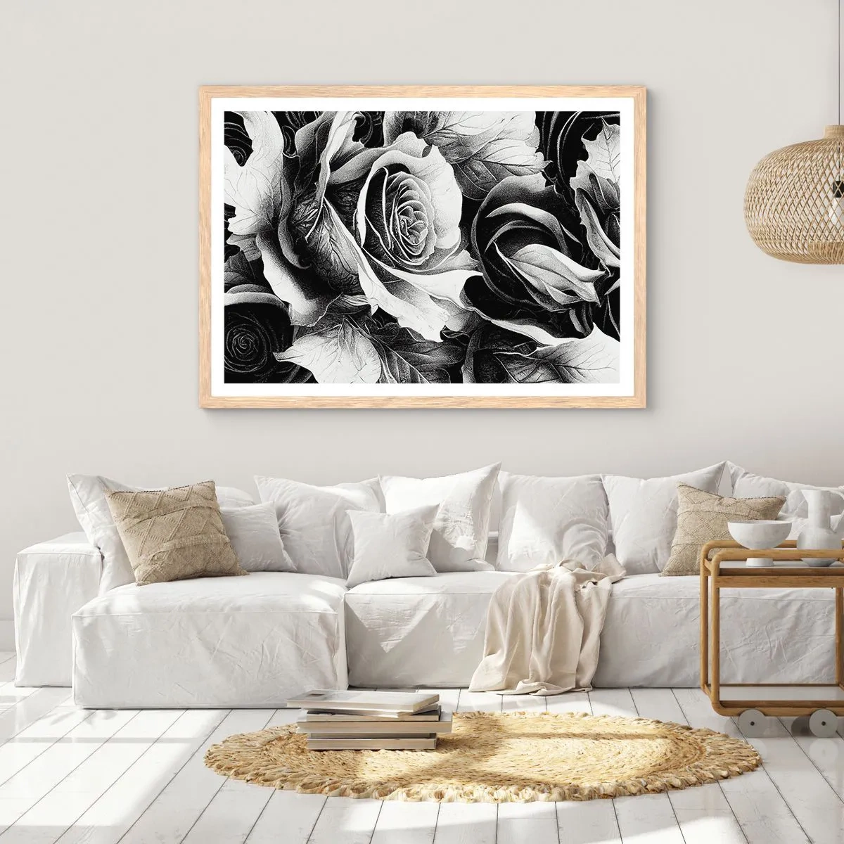 Poster in light oak frame - Always Queen - 100x70 cm