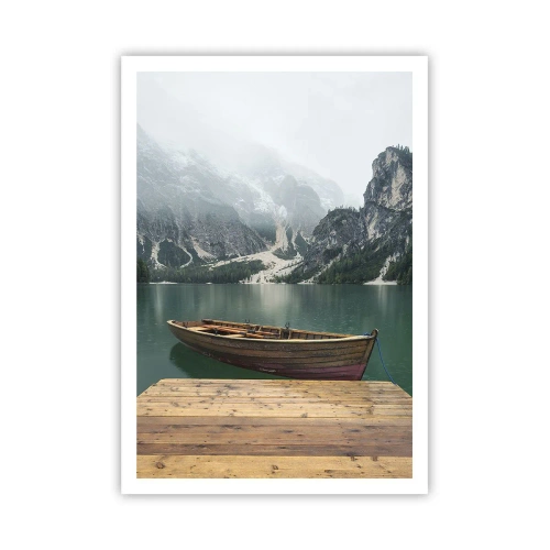 Poster - Boat Found Solitude - 70x100 cm