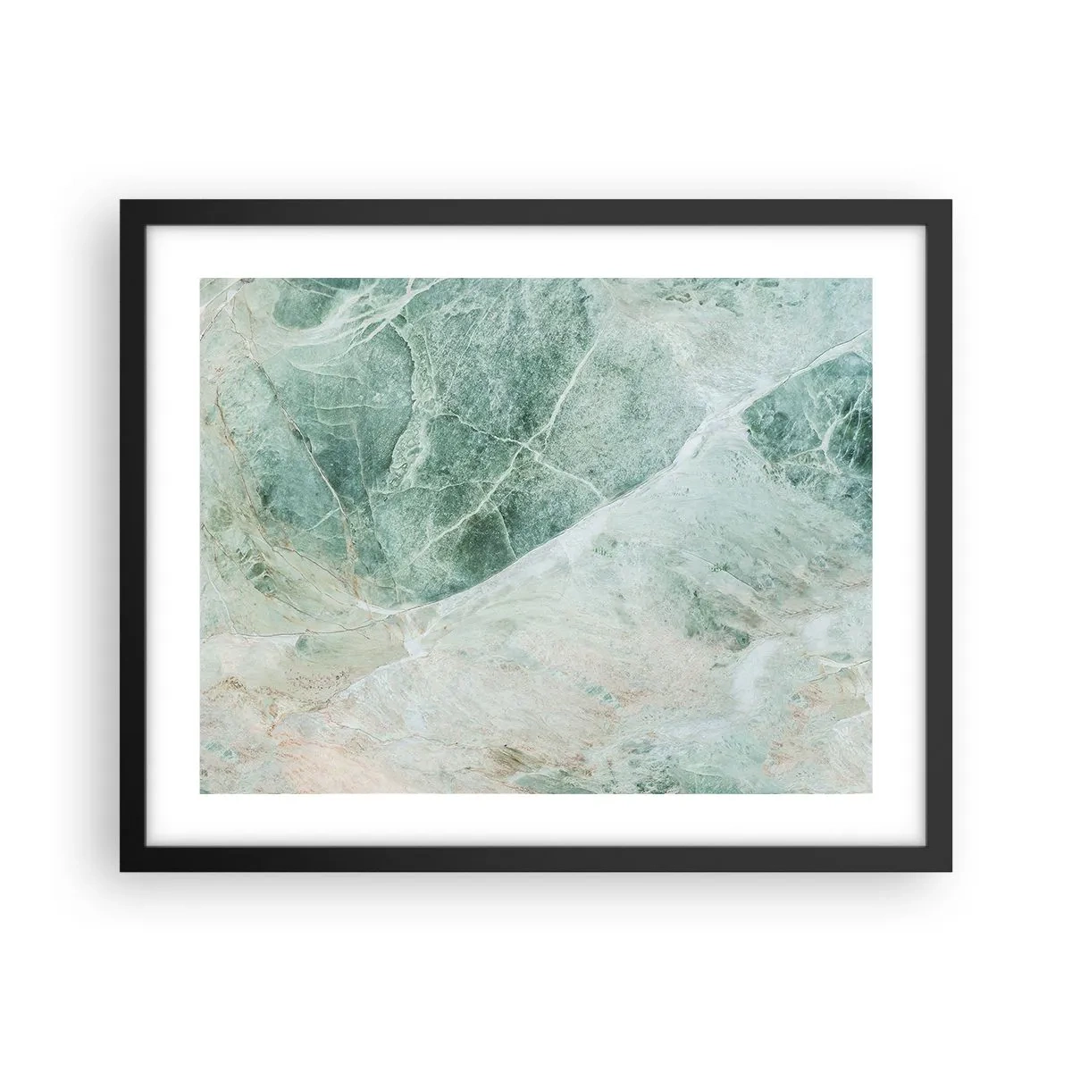 Poster in black frame - Noble Coolness of a Stone - 50x40 cm
