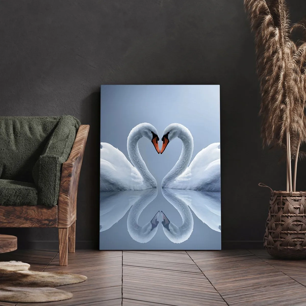 Canvas picture - Time for Love - 45x80 cm