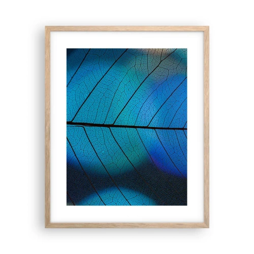 Poster in light oak frame - Intricate Construction - 40x50 cm