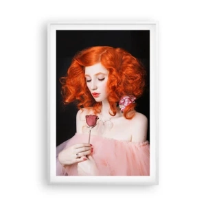 Poster in white frmae - In Baroque Style - 61x91 cm