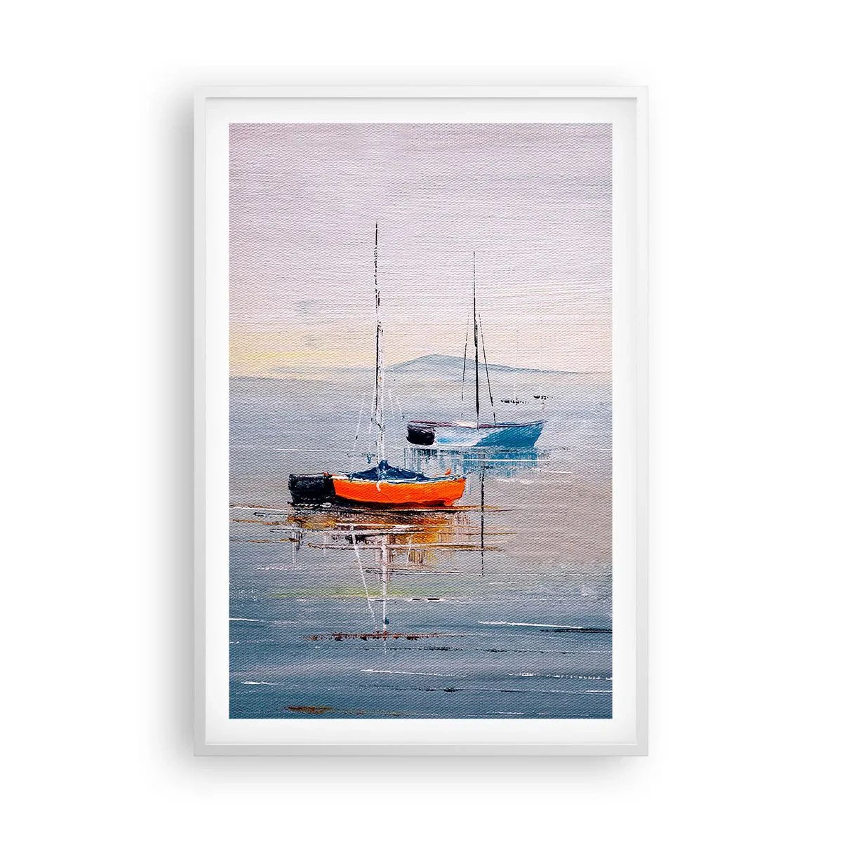 Poster in white frmae - Deserved Rest - 61x91 cm