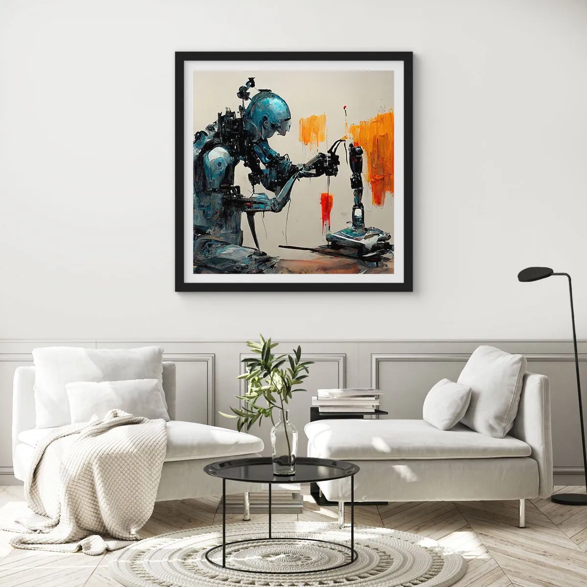 Poster in black frame - This Is Tomorrow - 40x40 cm