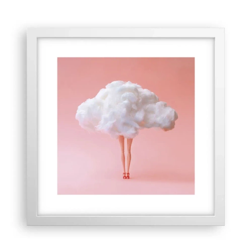 Poster in white frmae - Sweet Promise - 30x30 cm