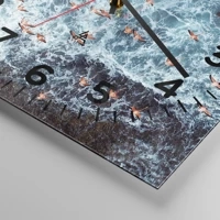 Clock face with numbers