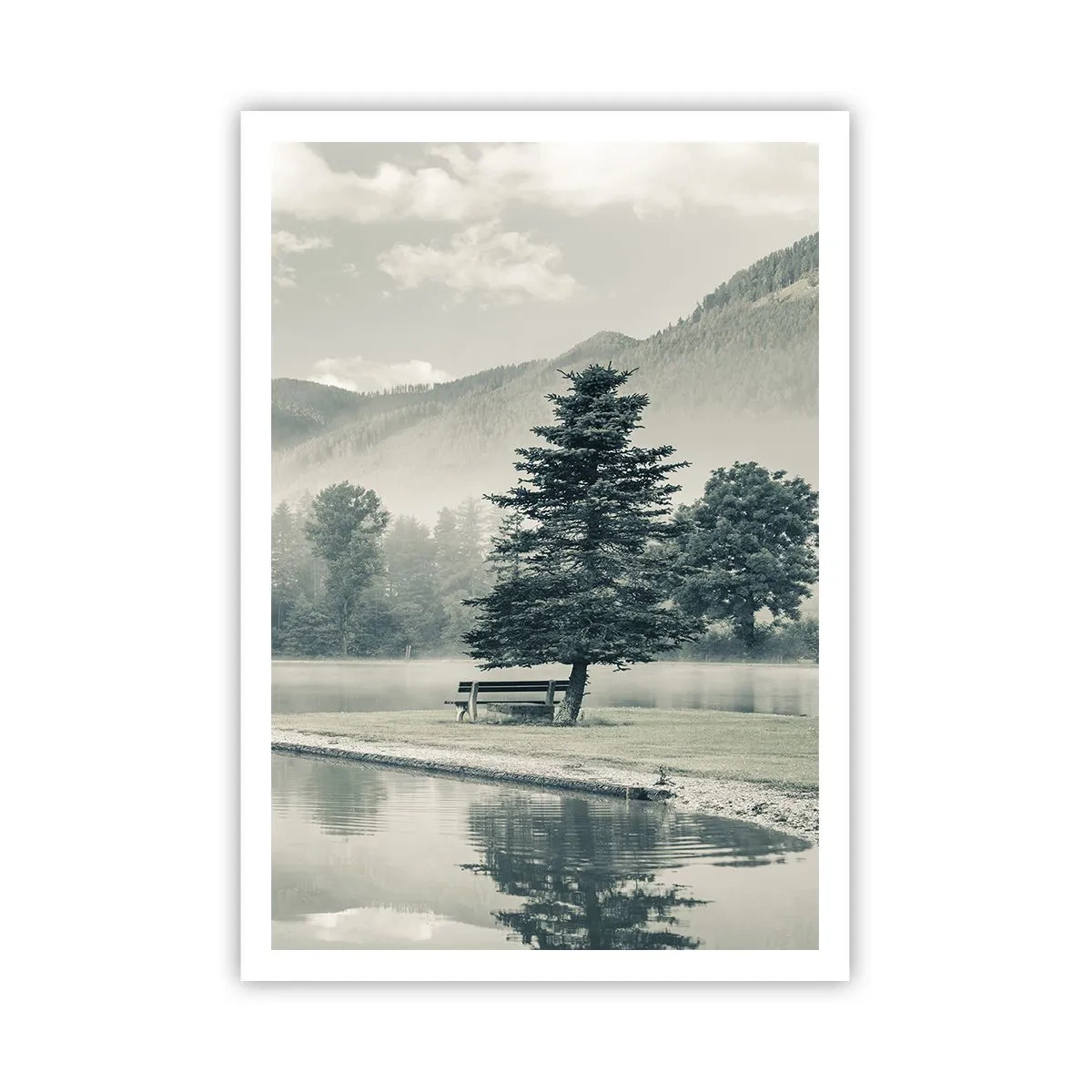 Poster - Lake Is Still Asleep - 70x100 cm