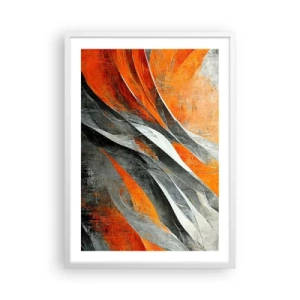 Poster in white frmae - Heat and Coolness - 50x70 cm