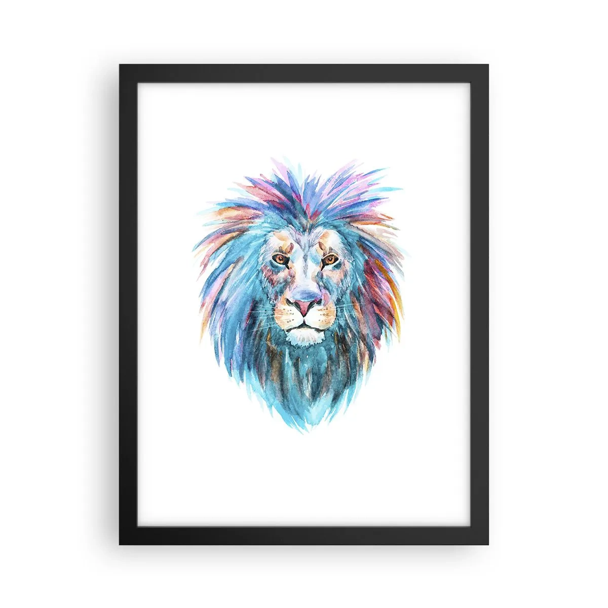Poster in black frame - Electrifying Aura - 30x40 cm