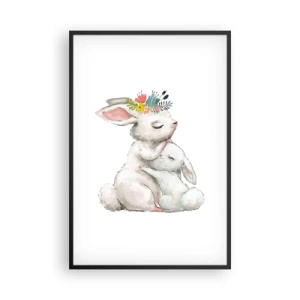 Poster in black frame - There's No Place Like at Mum's - 61x91 cm