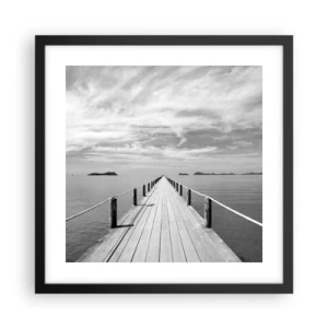 Poster in black frame - Maybe a Trip… - 40x40 cm