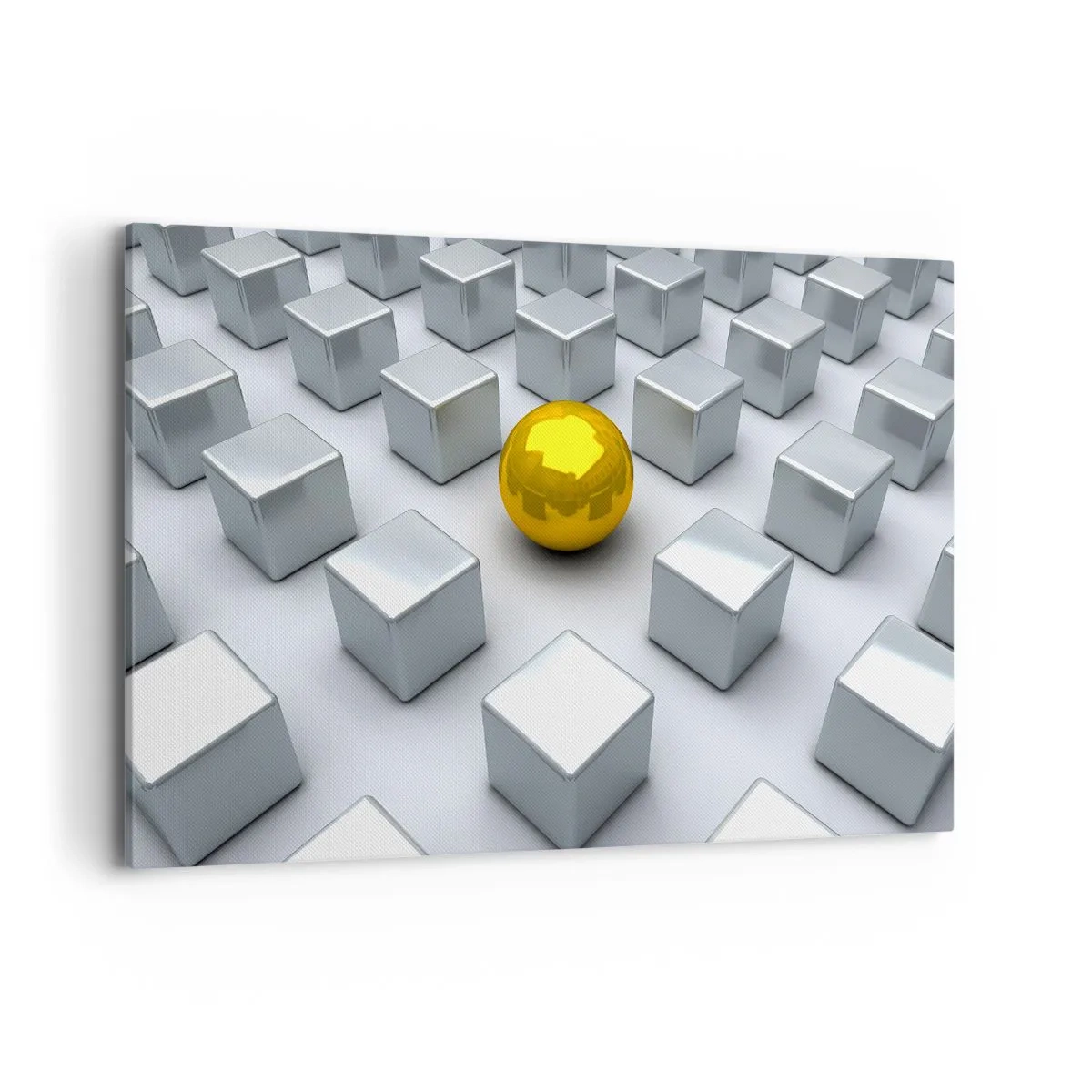 Canvas picture - Why Me? Geometric Composition. - 120x80 cm