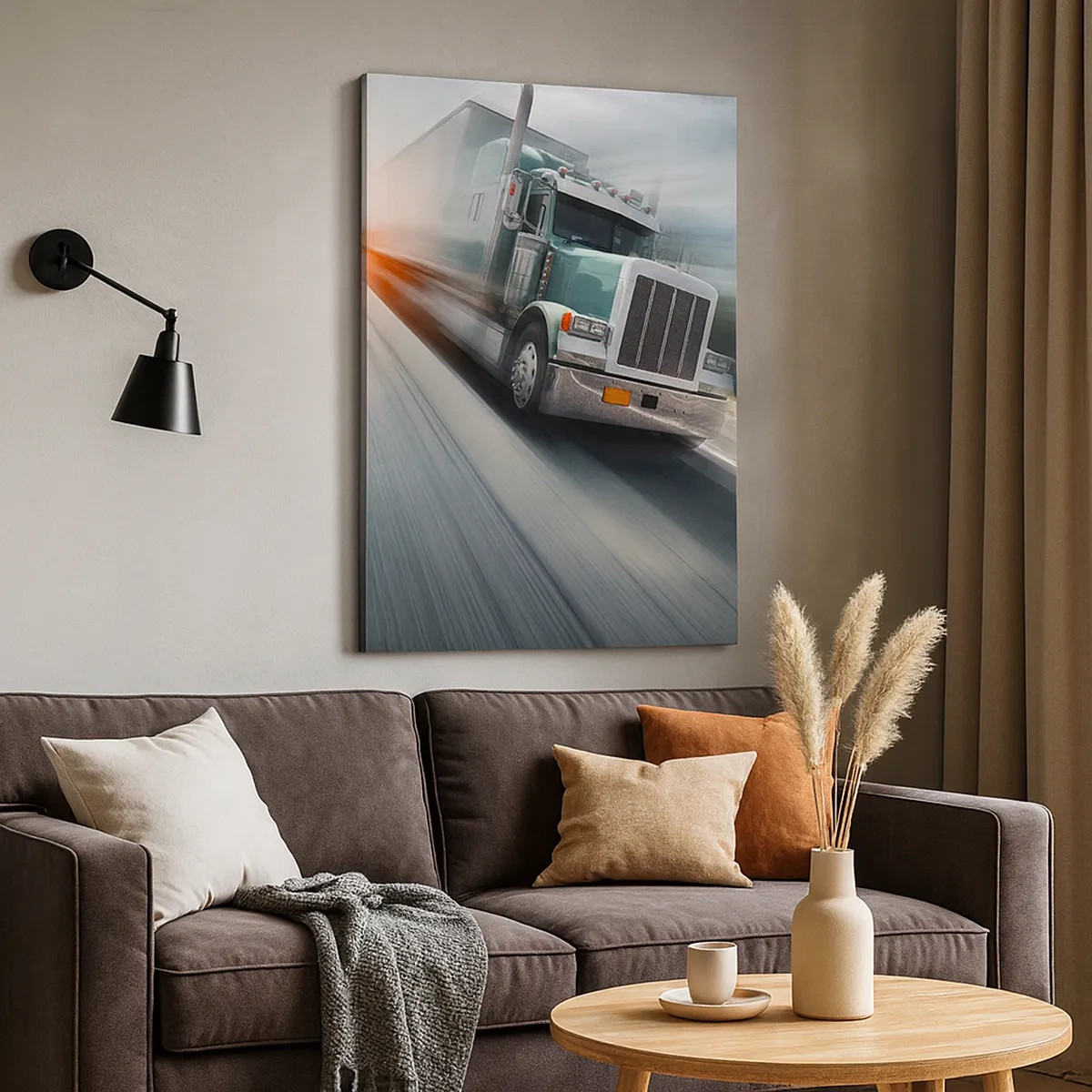 Canvas picture - American Giant in the Rush - 50x70 cm