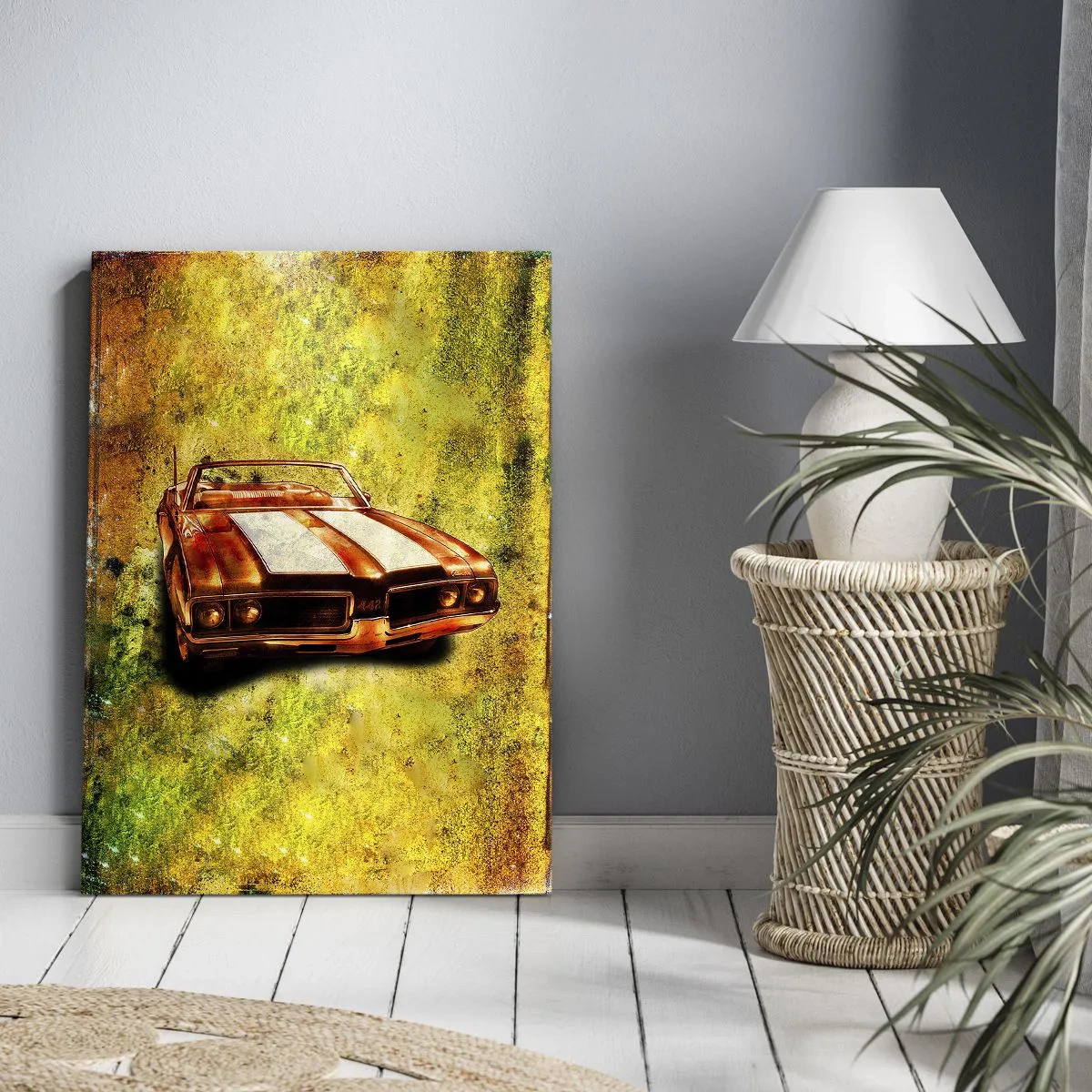 Canvas picture - Power Enchanted in Shapes - 45x80 cm